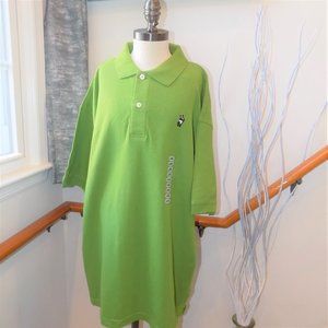 INTERNATIONAL WATERS Green Polo Shirt Size Large